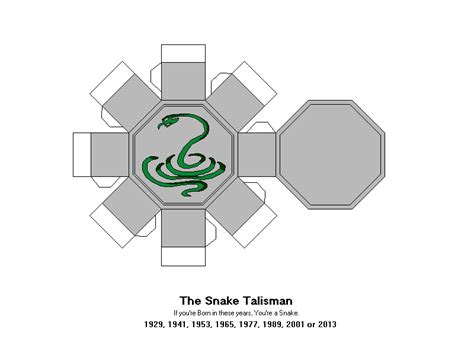 White snake talisman